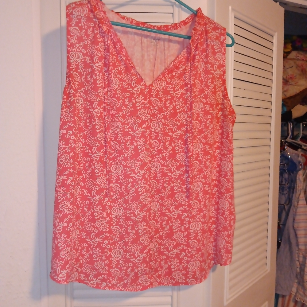 Loft pink blouse